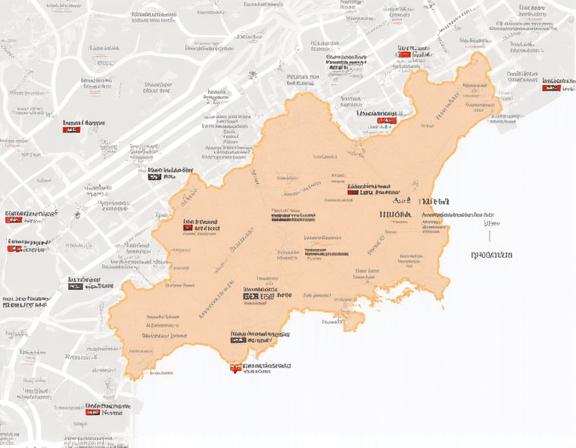 Карта зоны доставки Seiren Kitchen в Токио